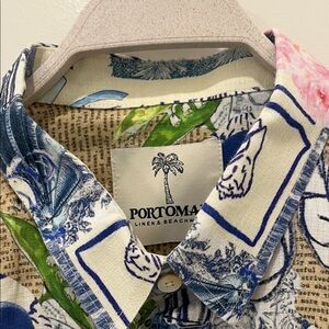 Men's 100% Linen Shirt-XXL
Portomar Spanish Luxury Brand For Spring/Summer-NWOT